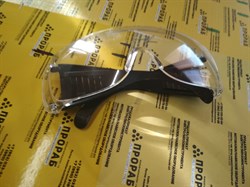 Очки защитные прозрачные с дужками champion c1009 - фото 4738